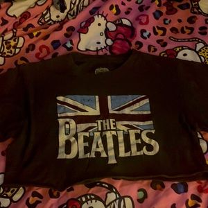 Beatles cropped tee
